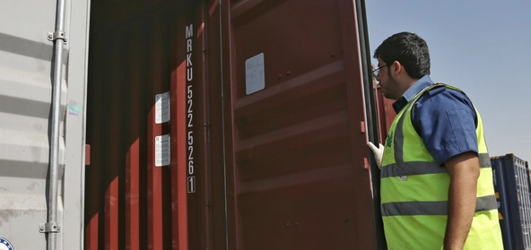 Soccer field near industrial zones highlighting DP World’s community integration