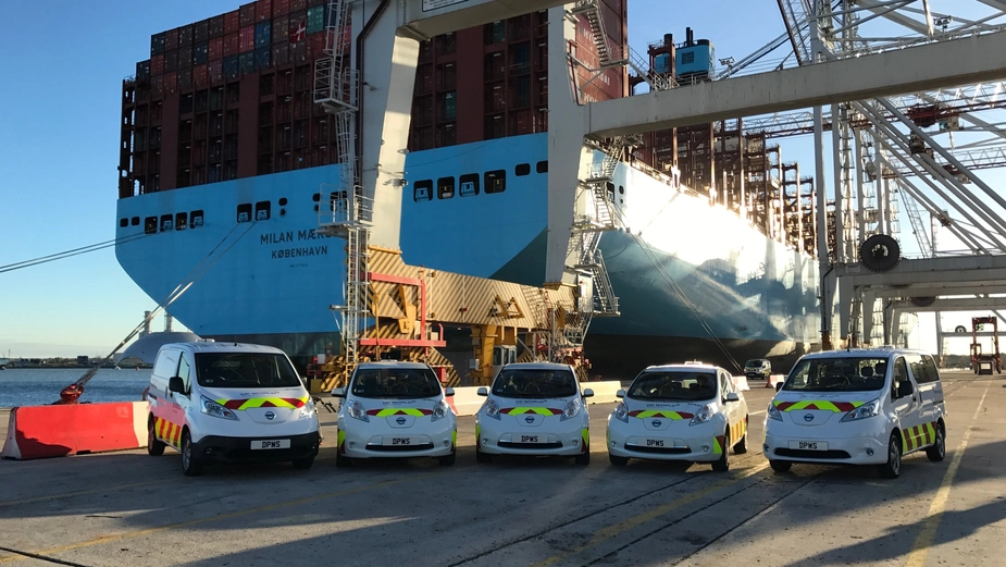 Electric cars at the terminal