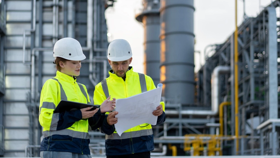 DP World employees reviewing documents supporting logistics and compliance processes
